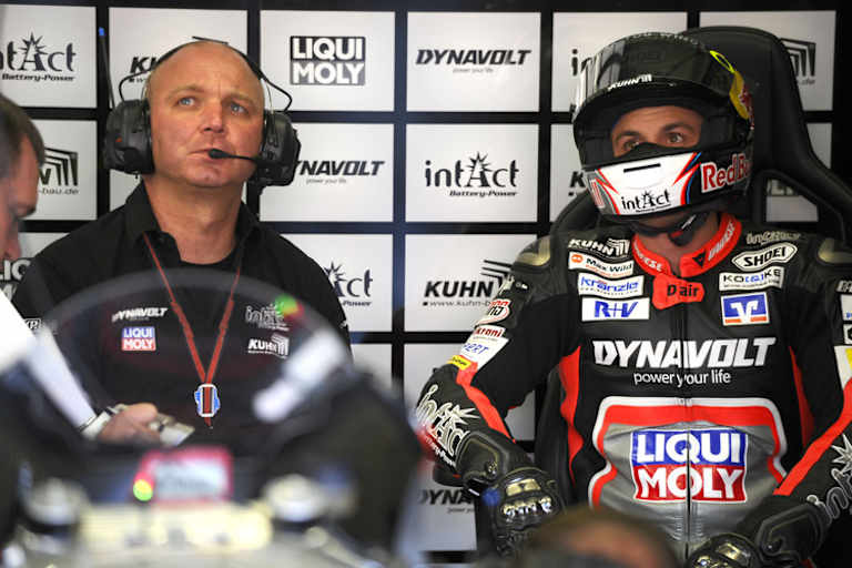 Cortese mit seinem Crew chief Jürgen Lingg