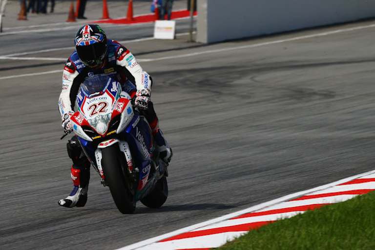 Alex Lowes hadert noch mit der Abstimmung seiner Suzuki