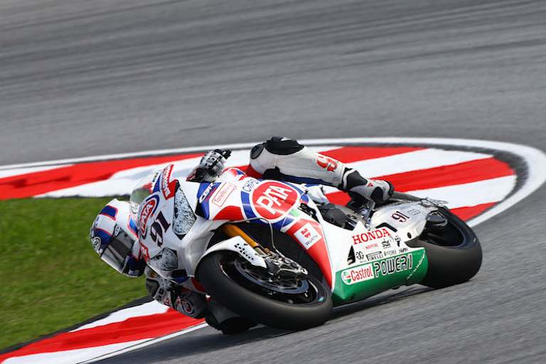 Leon Haslam kommt mit der Honda Fireblade einfach nicht zurecht