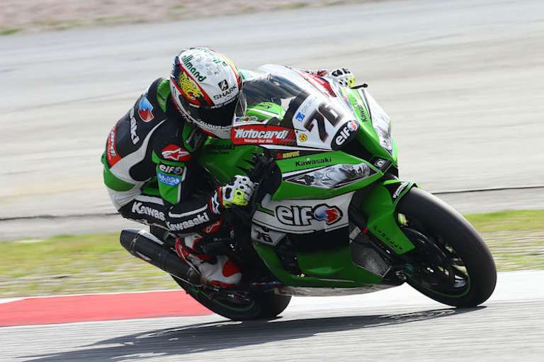 Loris Baz auf seiner Kawasaki Ninja ZX10-R