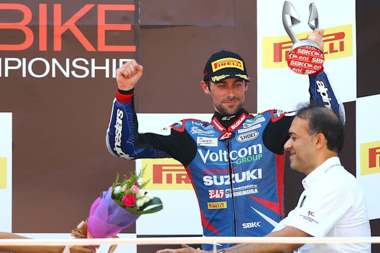 Platz 3 in Sepang - zweites Podium für Eugene Laverty 2014