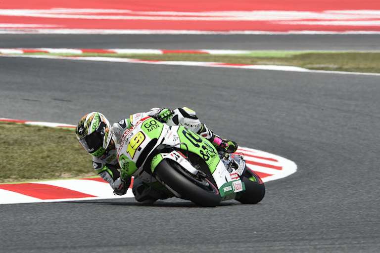 Die Gresini-Honda verhält sich in Barcelona widerspenstig