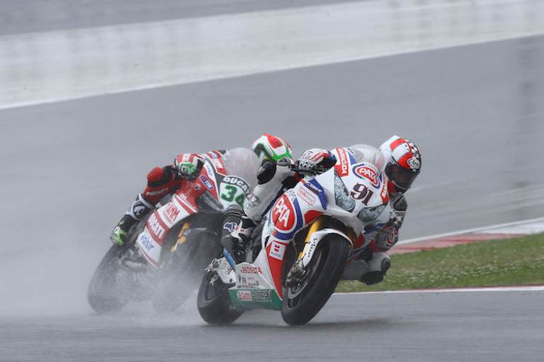 In Portimão war Leon Haslam schnell unterwegs - aber auch mit einigen Fehlern