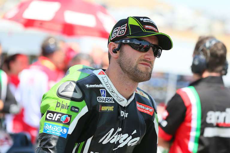 Kawasaki-Pilot Tom Sykes hat die Poleposition und damit die Trümpfe in der Hand