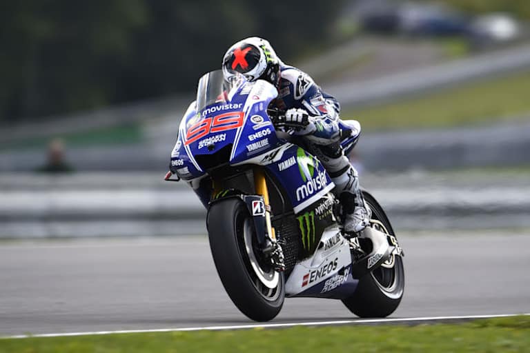 Jorge Lorenzo büsste als Sechster nur 0,230 sec auf die Bestzeit ein
