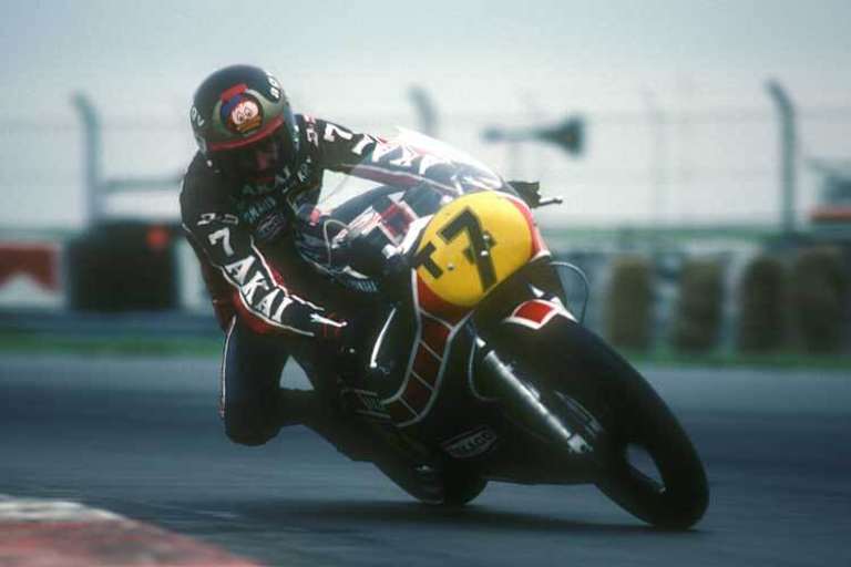 Barry Sheene beim Britischen GP 1980