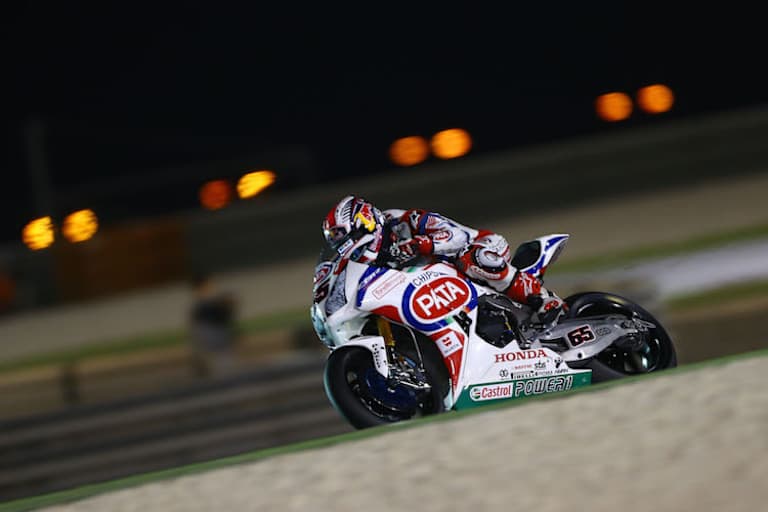 Die Honda Fireblade funktioniert in Katar ausgesprochen gut