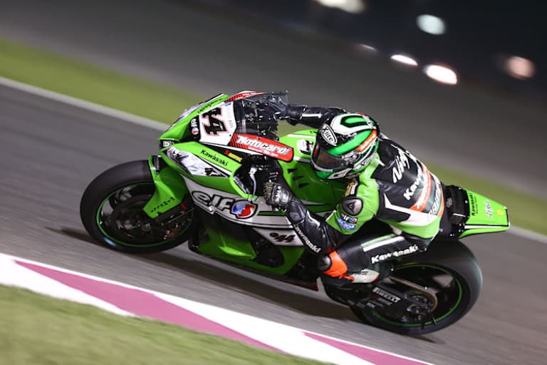 Kawasaki war das einzige Werk, dass sich in der Evo-Klasse einen Werksauftritt leistete