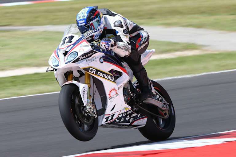 Wie in Misano wird Markus Reiterberger in Magny-Cours ein WM-Bike von BMW pilotieren