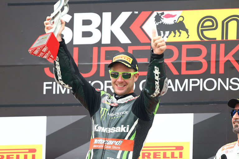 Jonathan Rea setzte sich gegen Chaz Davies durch