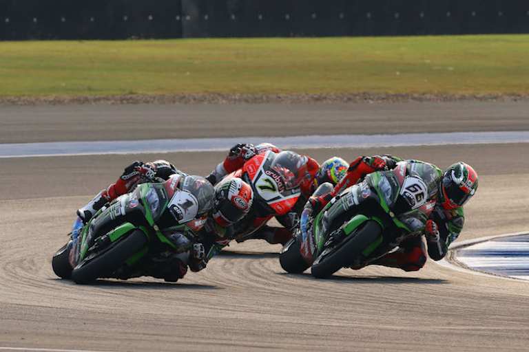 Zwischen Sykes, Rea und Davies ging es eng zu