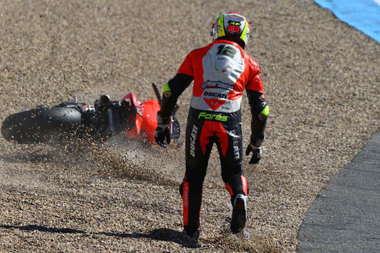 Der Sturz in Jerez nagte am Spanier besonders