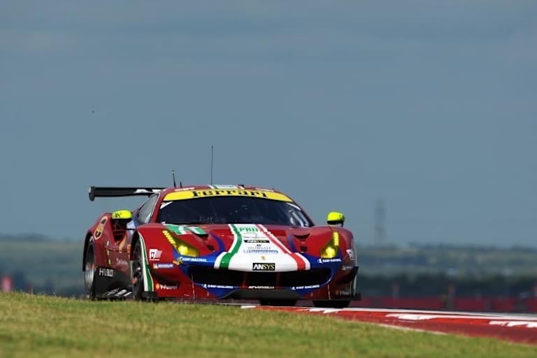 Der Ferrari 488 GTE von Davide Rigon und Sam Bird