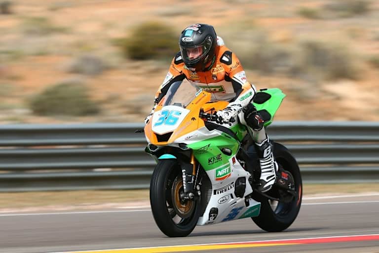 Thomas Gradiner fühlte sich wohl auf seiner Yamaha R6