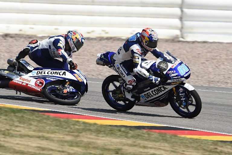 Bei der Berührung stürzte sein Teamkollege Fabio Di Giannantonio