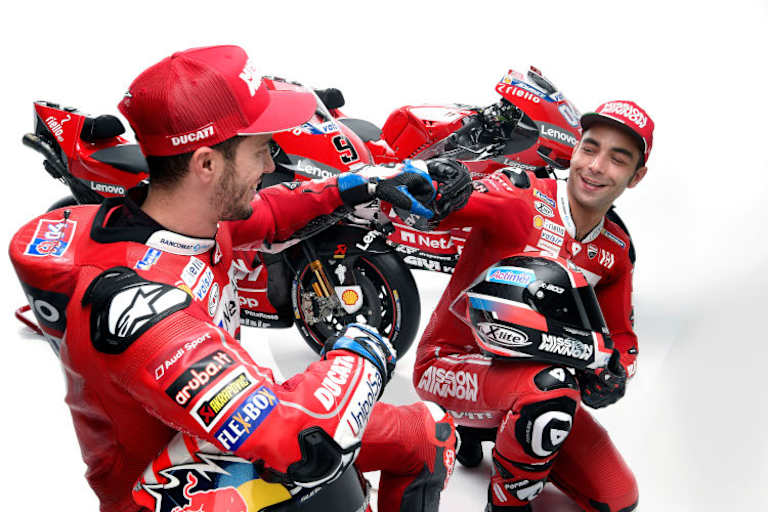 Andrea Dovizioso und sein aktueller Teamkollege Danilo Petrucci verstehen sich prächtig