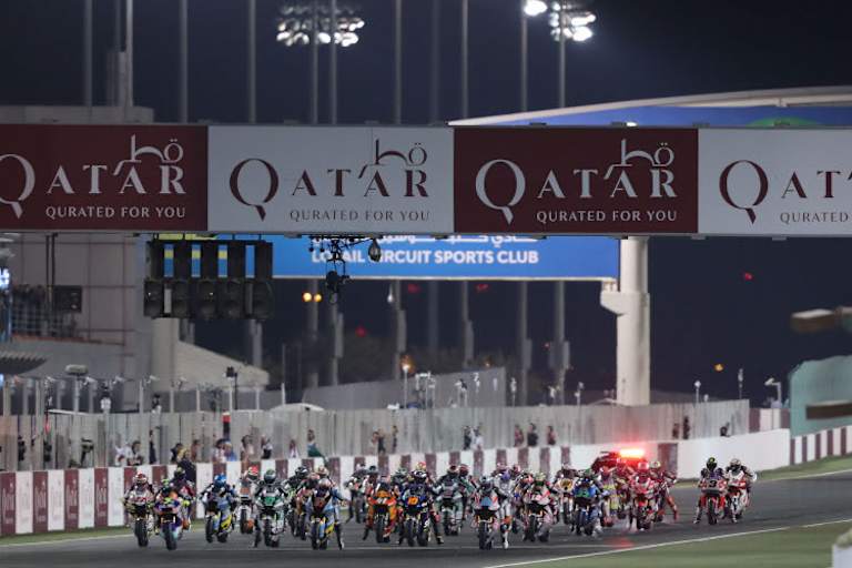 Marcel Schrötter stand beim Katar-GP 2019 auf Pole-Position