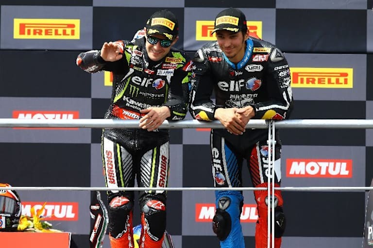 Jonathan Rea und Toprak Razgatlioglu waren im zweiten Lauf die stärksten Piloten