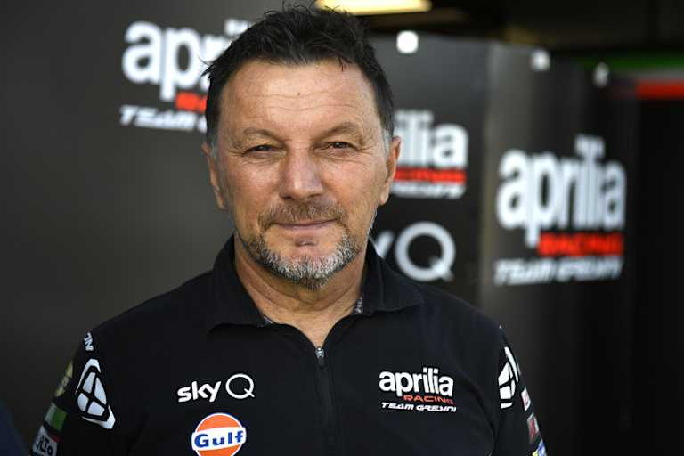 Aprilia-Teammanager Fausto Gresini 