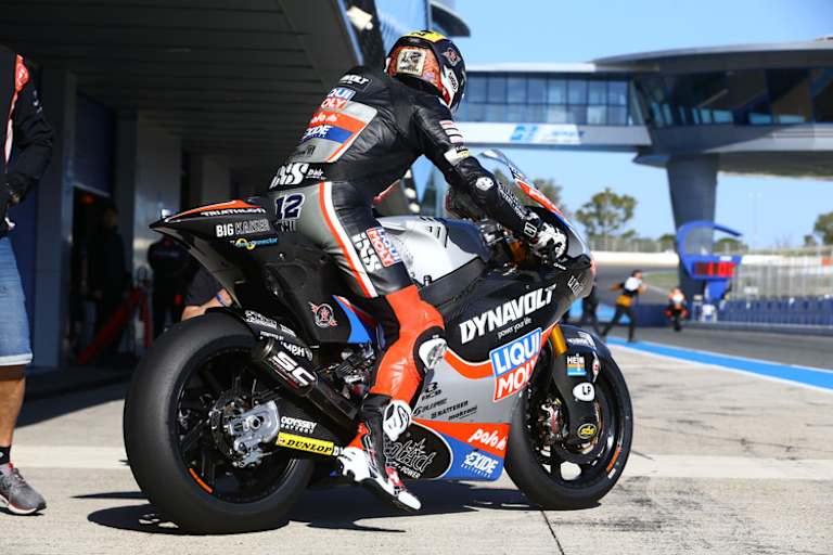 Tom Lüthi fuhr Bestzeit.