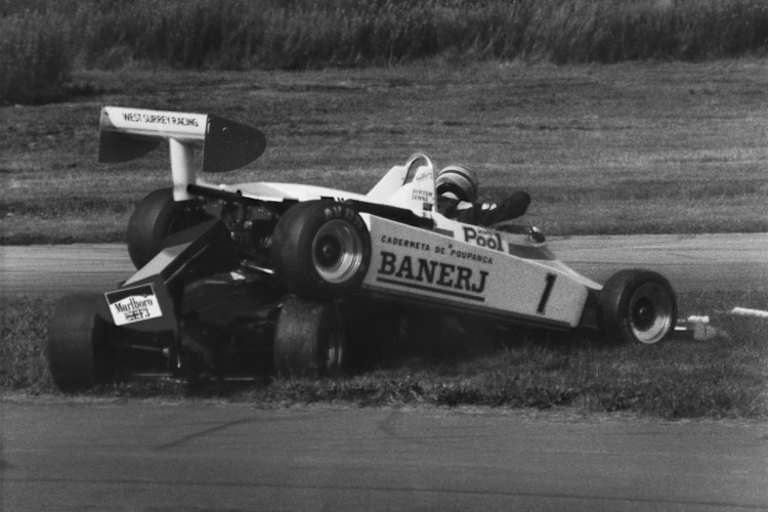 Brundle gegen Senna in Oulton Park
