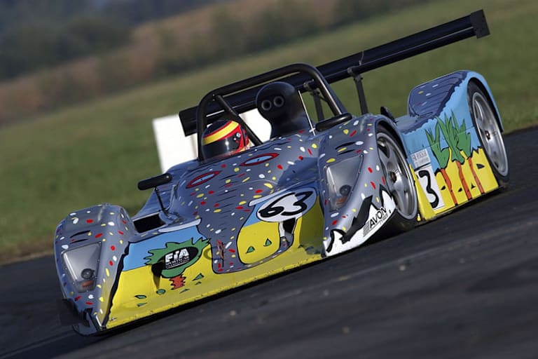 Favre 2003 in einem Lucchini in Nogaro