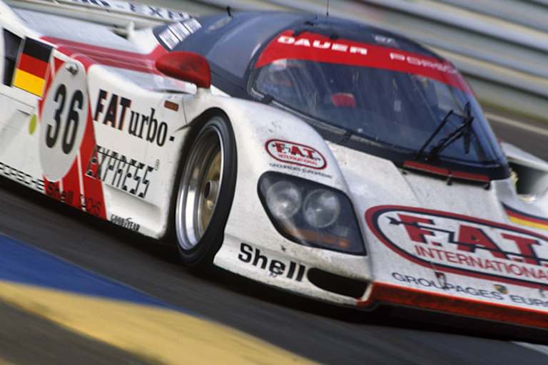 Auch der Dauer 962 Le Mans GT wird im Village ausgestellt