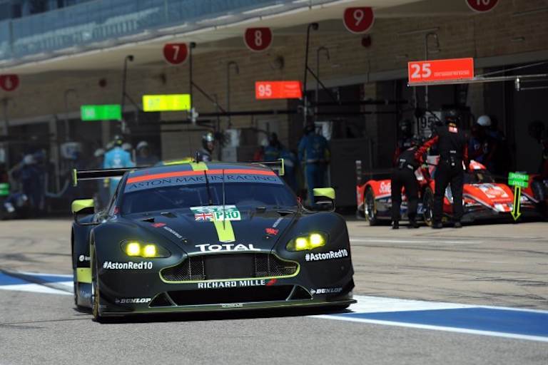 Der Aston Martin V8 Vantage GTE von Nicki Thiim und Marco Sørensen