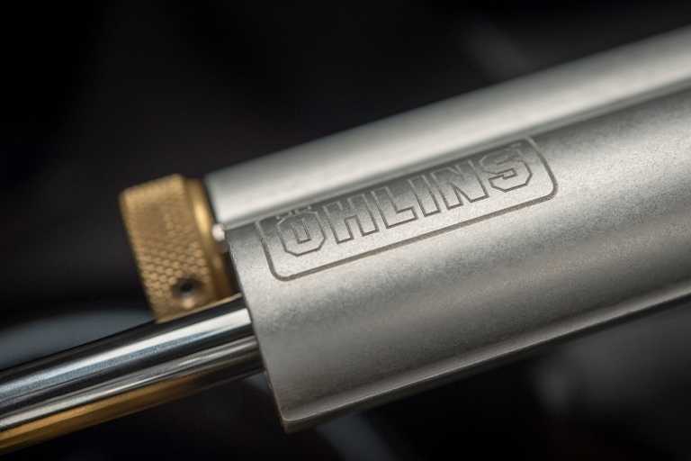Öhlins steuerte auch den Lenkungsdämpfer bei