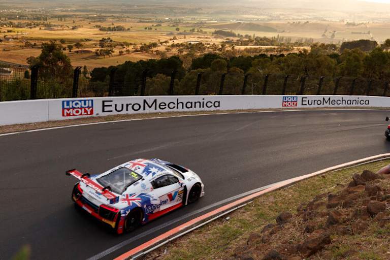 Ein Audi R8 LMS in Bathurst