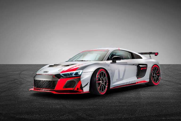Schicke Front des überarbeiten Audi R8 LMS GT4