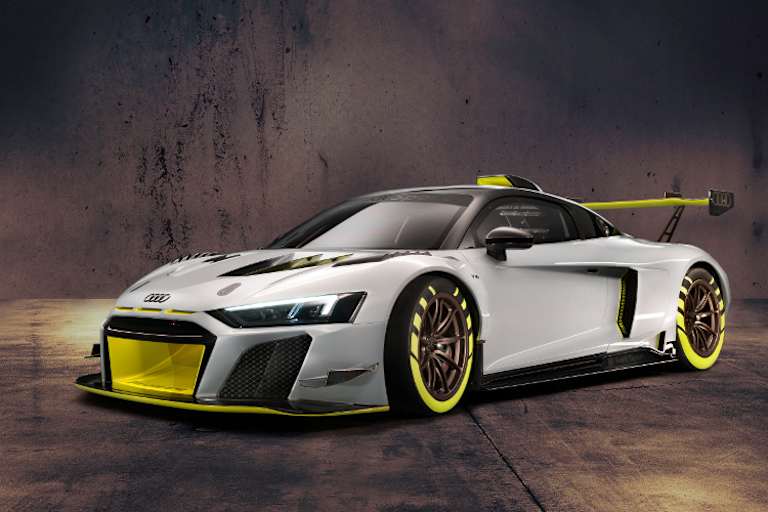 Der Audi R8 LMS GT2 von vorne