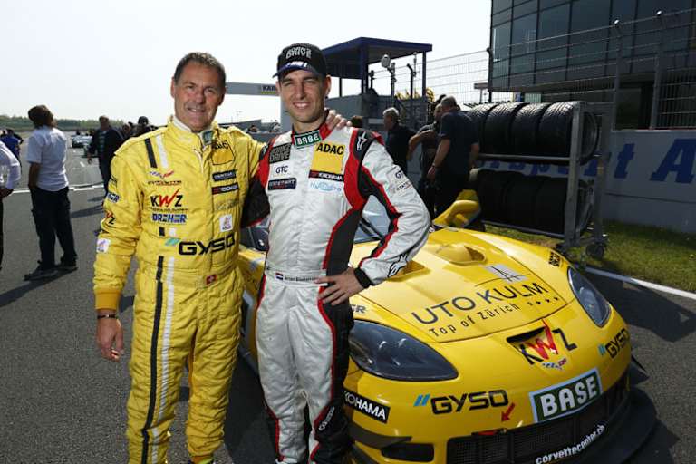 Lokalmatador Jeroen Bleekemolen mit Toni Seiler