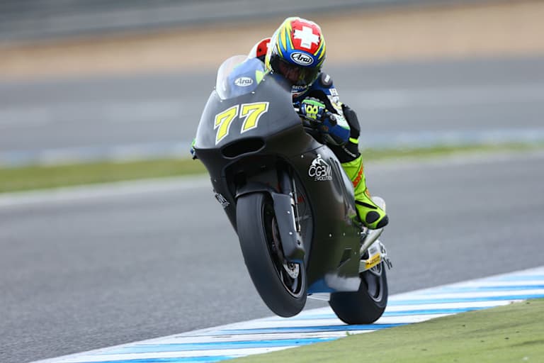 Domi Aegerter vor drei Tagen beim Jerez-Test