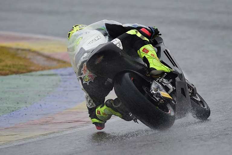 Aegerter im Regen von Valencia