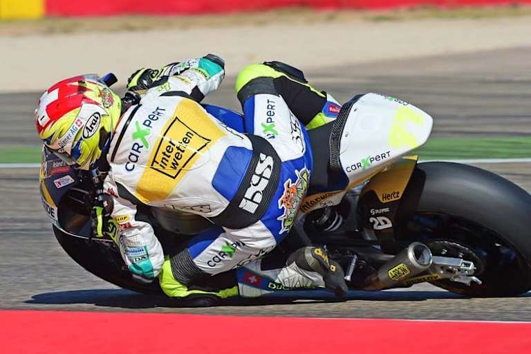 Dominique Aegerter: Am Sonntag mit Schmerzmitteln