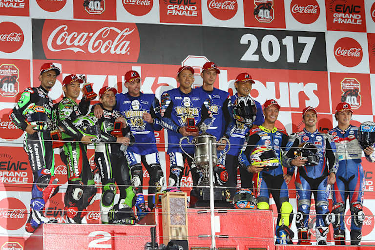 Das Podest beim Suzuka Eight Hours