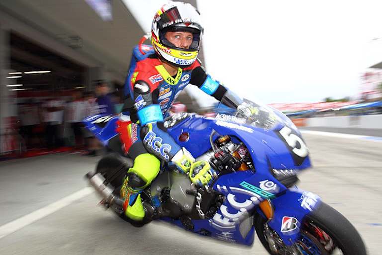 Domi Aegerter 2017 auf der FCC-Honda in Suzuka