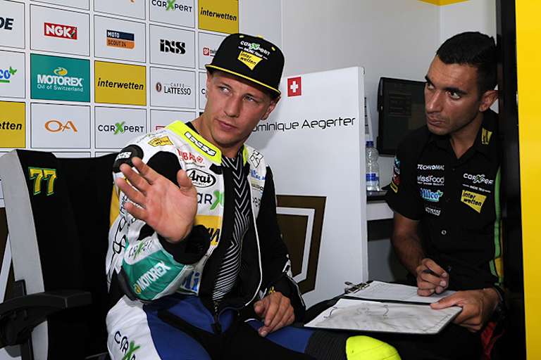 2014 feierte Aegerter auf dem Sachsenring seinen ersten GP-Sieg