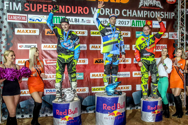 Marcel Teucher (links) eroberte sich den SuperEnduro-Vize-Europameister-Titel 2017!
