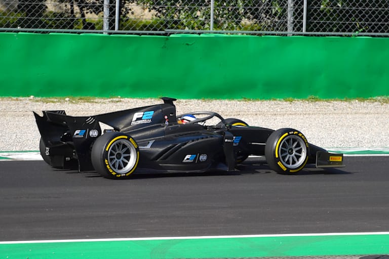 Jean Alesi bei der Demonstrationsfahrt in Monza