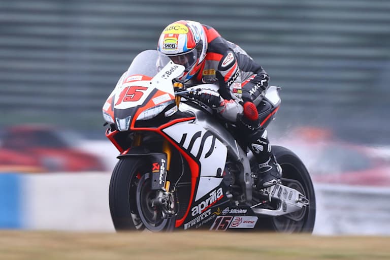 Bei den Testfahrten auf Phillip Island kam de Angelis vom Weg ab