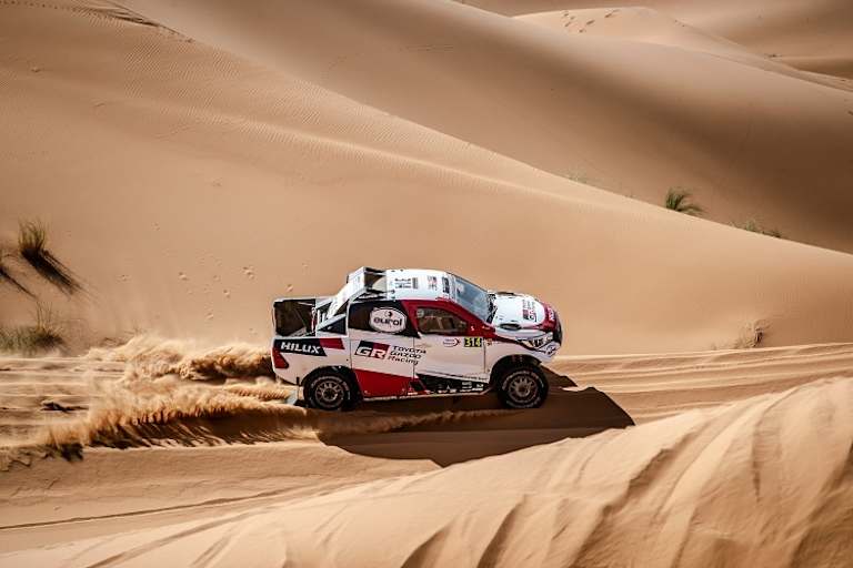 Fernando Alonso bei der Rallye Marokko