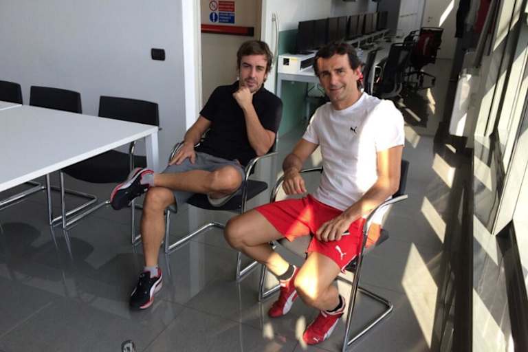 Fernando Alonso und Pedro de la Rosa