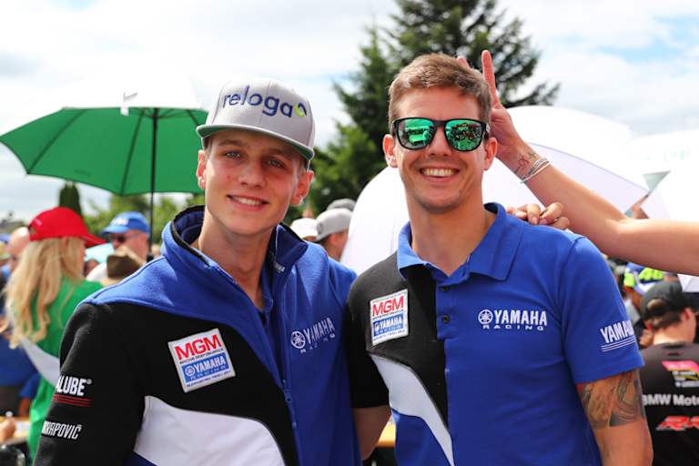 Florian Alt und Bastien Mackels (v.li.)