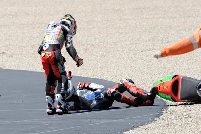 Der Sturz von Mugello sorgte für eine lange Zwangspause