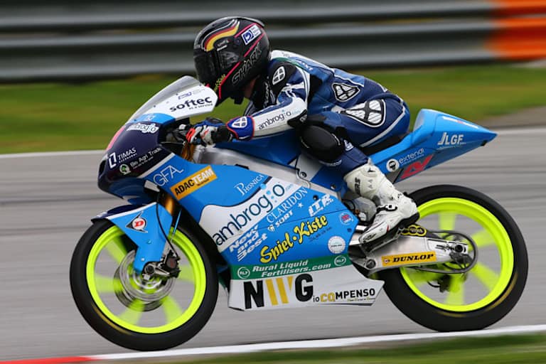 Luca Amato auf der Ambrogio-Mahindra