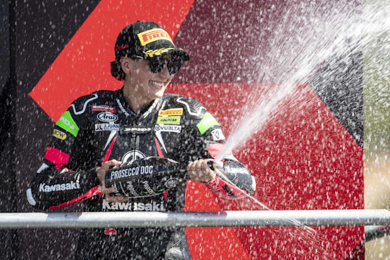 Ana Carrasco durfte in Jerez gleich zweimal den dritten Platz feiern