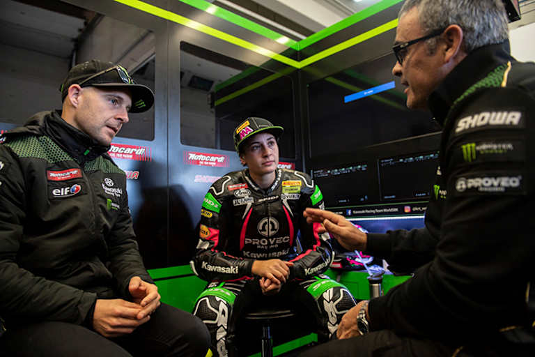 Johnny Rea, Ana Carrasco und Pere Riba (v.l.)