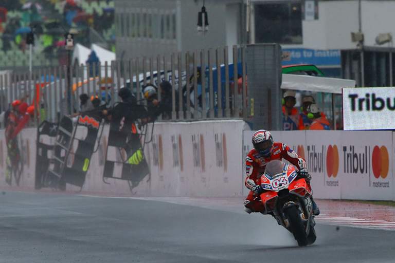 Andrea Dovizioso komplettierte das Podest